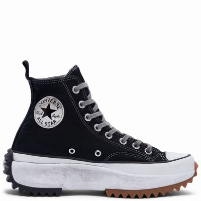 Férfi Converse Run Star Hike Smoked Canvas Platform Cipő CO5392764 Fekete